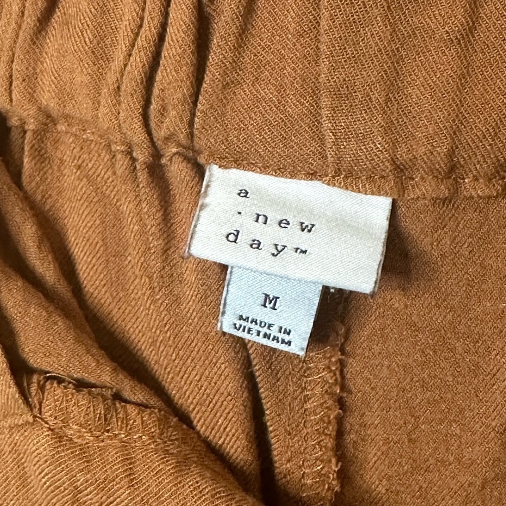 A New Day Brown Paperbag Waist Pants - Picture 14 of 14